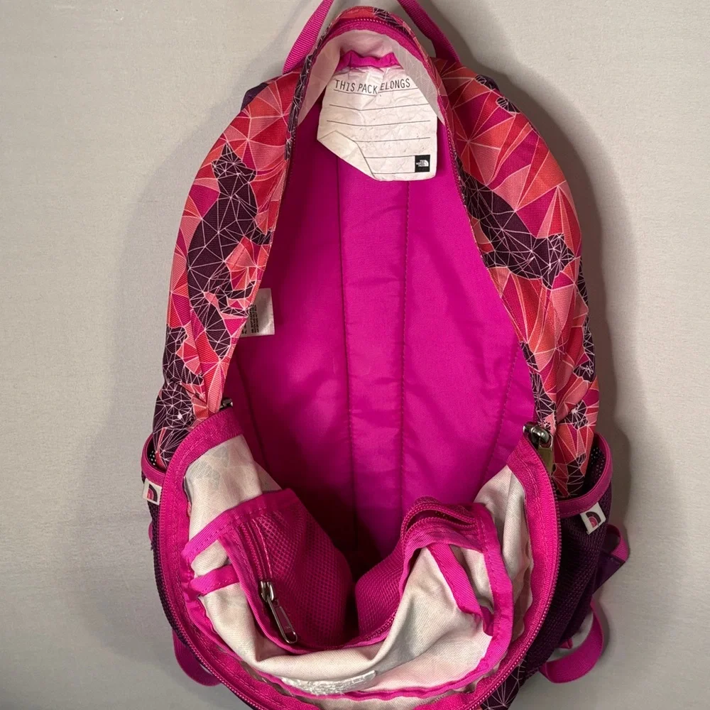 The North Face Happy Camper - Sugary Pink/High Rise Grey Mini Backpack - Picture 7 of 8